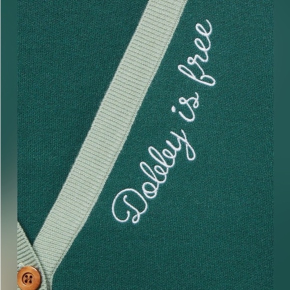 Box Lunch Harry Potter Dolby is free floral sweater cardigan jumper Sz M Fall - Picture 6 of 16